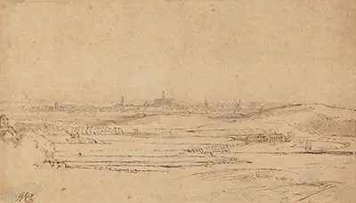 View of Haarlem with the Saxenburg Estate in the Foreground Rembrandt